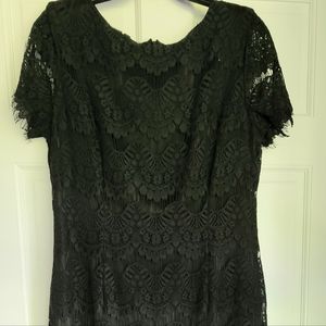 Black lace dress